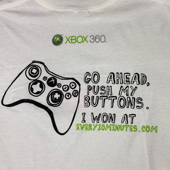 NWOT Mountain Dew Xbox 360 Promo T Shirt Men's XL White Cotton - Picture 5 of 10